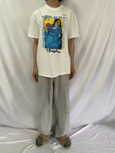 画像2: 80's Paul Gauguin USA製 "Vahine no te vi" アートプリントTシャツ XL (2)