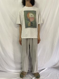 画像2: 2000's Wassily Kandinsky "empor" アートプリントTシャツ XL (2)