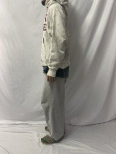 画像3: 90's Champion REVERSE WEAVE "ELON COLLEGE" プリントスウェットフーディー L (3)