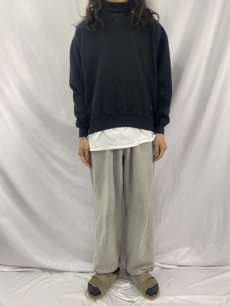 画像2: 90's〜 RUSSELL ATHELETIC USA製 "HIGH COTTON" 前V ハイネックスウェット L (2)