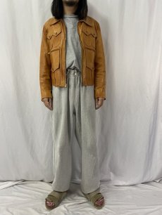 画像2: 60's ウエスタンレザージャケット SIZE44 (2)