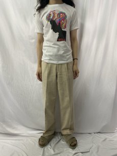 画像2: 70〜80's Milton Glaser "BOB DYLAN" アートプリントTシャツ M (2)