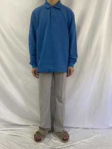 画像2: 80's Levi's 517 USA製 "STA-PREST PANTS" 千鳥格子柄  ポリエステルフレアパンツ W32 (2)