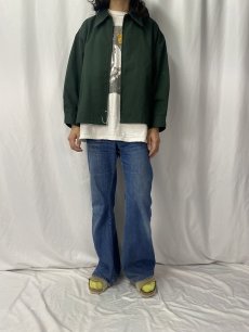 画像2: 80's RIVERSIDE ポリエステル×コットン ワークジャケット SIZE50 (2)