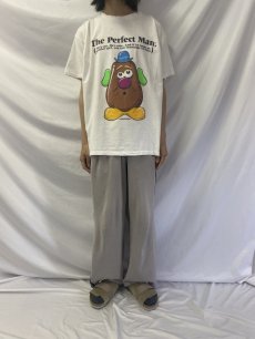 画像2: 90's Mr. Potato Head USA製 "The Perfect Man" キャラクタープリントTシャツ XL (2)