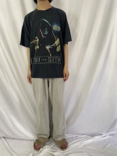 画像2: 90's〜 STAR WARS "JEDI vs SITH" SF映画プリントTシャツ (2)