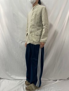 画像3: 90's ARMANI JEANS リネンマオカラージャケット S (3)