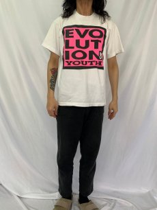 画像3: 90's EVOLUTION OF YOUTH USA製 "STUSSY, MOSSIMO, JIMMY'S" プリントTシャツ L (3)