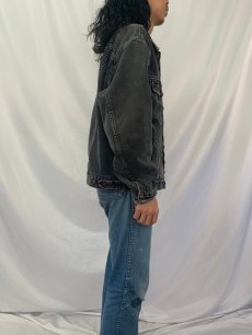 画像3: 90's Levi's 70427 USA製 ネルライナー ブラックデニムジャケット  (3)