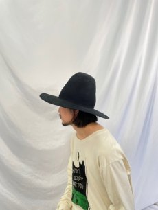 画像3: 90's〜 MORRIS ウールロングブリムハット LARGE (3)