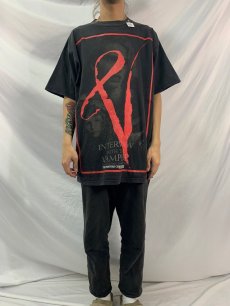 画像2: 90's Interview with the Vampire ホラー/ロマンス映画 プリントTシャツ XL (2)