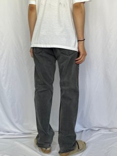 画像4: 90's Levi's 501 USA製 "サルファブラック" ブラックデニム W34 (4)