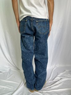 画像4: 90's Levi's 501 USA製 "Galactic wash" デニムパンツ W34 (4)