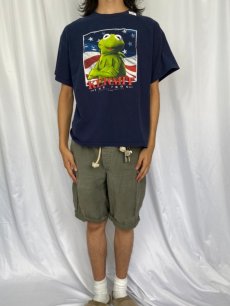 画像2: 2000's KERMIT THE FROG "AMERICAN COLLECTION" キャラクタープリントTシャツ L (2)