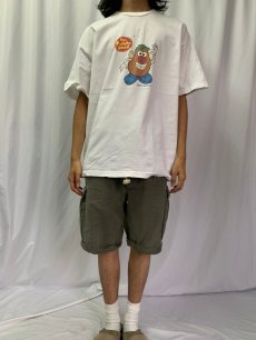 画像2: 2000's Mr. Potato Head キャラクタープリントTシャツ XL (2)