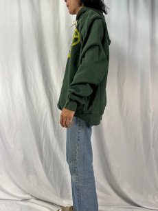 画像3: 90's WU WEAR USA製 ロゴプリントスウェットフーディー XL (3)