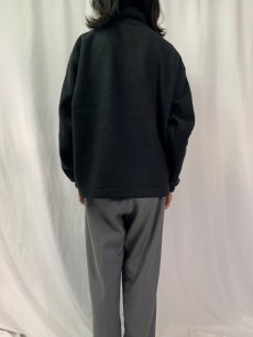 画像4: 90's GAP "Alpine Series" プルオーバーフリースジャケット BLACK L (4)