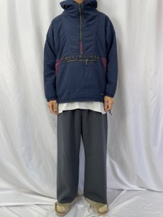 画像2: 90's L.L.Bean USA製 中綿入り ナイロンアノラックパーカー L (2)