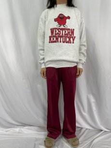 画像2: 90's Champion USA製 "WESTERN KENTUCKY" プリントスウェット XL (2)