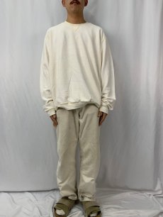 画像2: LANDS'END 前V 鹿の子スウェット XL (2)