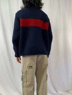 画像4: 90's J.CREW ウールニットセーター L (4)