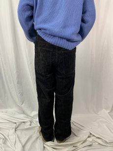 画像4: 90's〜 JNCO USA製 コーデュロイバギーパンツ BLACK W36 (4)