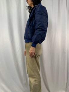 画像3: 80〜90's Eddie Bauer ハーフジップ プルオーバーダウンジャケット L (3)