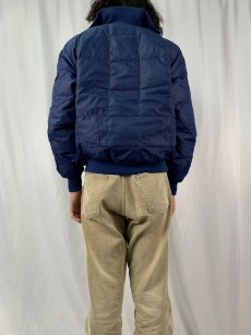 画像4: 80〜90's Eddie Bauer ハーフジップ プルオーバーダウンジャケット L (4)