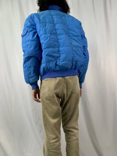 画像4: 80〜90's Eddie Bauer ハーフジップ プルオーバーダウンジャケット XL (4)