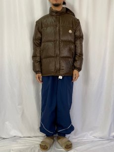 画像2: 90's〜 MONCLER ドッキングデザイン ダウンジャケット  (2)