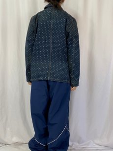 画像4: Double RL Supply Co. Indigo cloth USA製 チェンジボタン×変形ポケ カバーオール L (4)