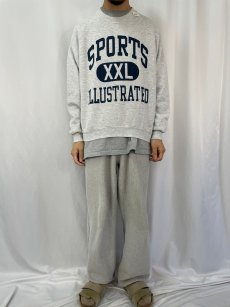 画像2: 90's JERZEES USA製 "SPORTS ILLUSTRATED" プリントスウェット XL (2)