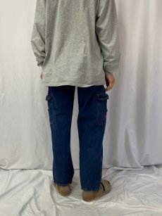 画像4: WAKE JEANS バギーデニムカーゴパンツ XS (4)