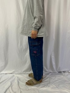 画像3: WAKE JEANS バギーデニムカーゴパンツ XS (3)