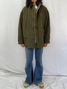 画像2: 90's POLO Ralph Lauren PORTUGAL製 オイルドジャケット XL (2)