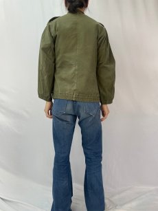 画像4: 60's FRENCH MILITARY HBT パラトルーパージャケット 2nd SIZE46 (4)