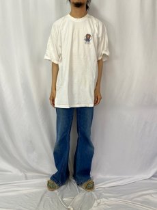 画像2: 2000's SYCOM キャラクタープリント コンピューター企業Tシャツ 2XL (2)