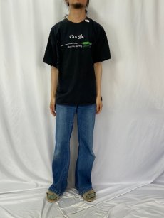 画像2: 2000's Google IT企業プリントTシャツ BLACK 2XL (2)