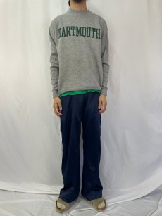 画像2: 90's Lee USA製 "DARTMOUTH" プリントスウェット L (2)