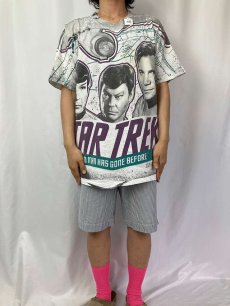 画像3: 90's STAR TREK "WHERE NO MAN HAS GONE BEFORE" SFテレビドラマ 大判プリントTシャツ (3)