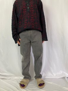 画像2: 90's Levi's 501 USA製 ブラックデニムパンツ W36 (2)