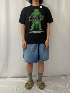 画像2: 90's "G-CON'96" 怪獣コスチュームコンテストプリントTシャツ BLACK L (2)