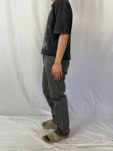 画像3: 90's Levi's 501 USA製 ブラックデニムパンツ W33 (3)