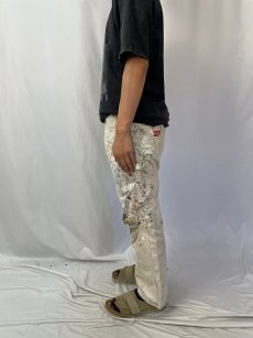 画像3: Dickies ペンキペイント ペインターパンツ W33 (3)