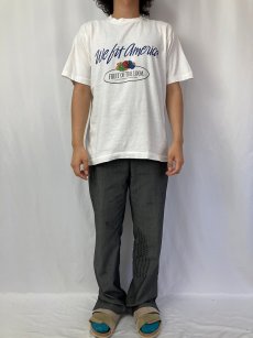 画像2: 90's FRUIT OF THE LOOM "We lit america" プリントTシャツ (2)