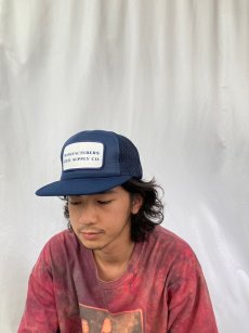 画像2: "MANUFACTURERS STEEL SUPPLU CO." スチール加工業者ワッペン付きスナップバックメッシュキャップ NAVY (2)