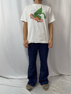 画像2: 90’〜 VOLCOM "get pickLed" スケートボードプリントTシャツ M (2)