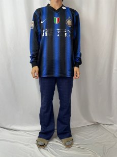 画像2: 2010-2011 Inter Milan "AUTHENTIC" サッカーユニフォームシャツ M (2)