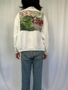 画像4: 90's Budweiser USA製 ビールメーカープリントスウェット XL (4)