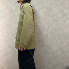 画像3: 80's L.L.Bean USA製 ヘリンボーンツイル ハンティングジャケット L (3)